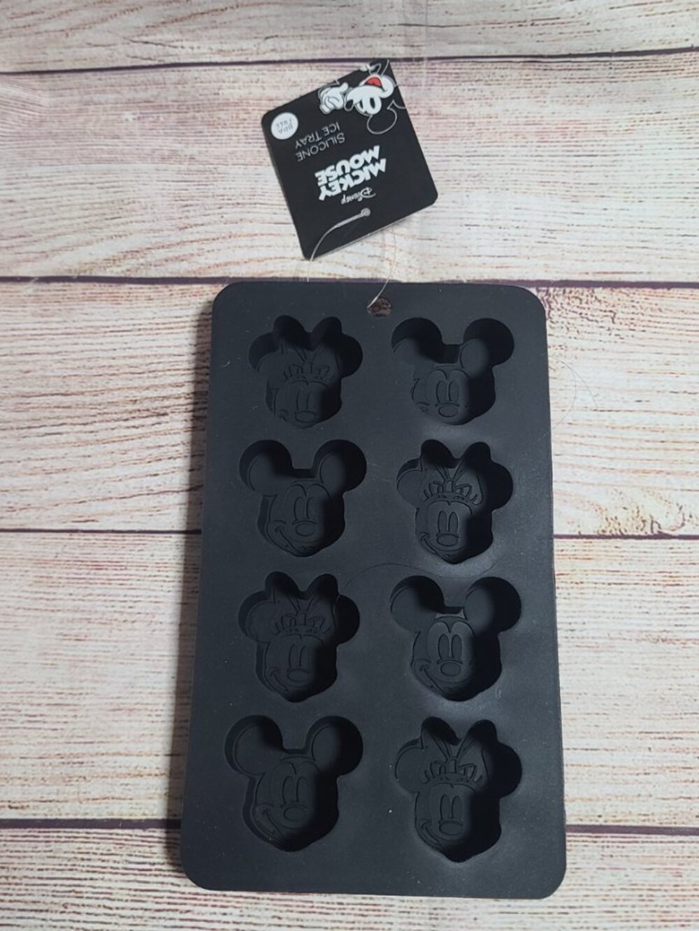 Disney Mickey and Minnie Mouse Shaped Silicone Ice Mold - NEW